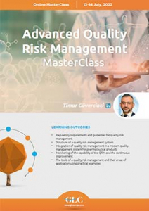 Advanced Quality Risk Management Agenda Cover