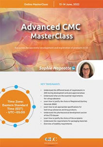 Advanced CMC US Agenda Cover