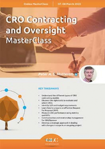 CRO Contracting and Oversight Agenda Cover